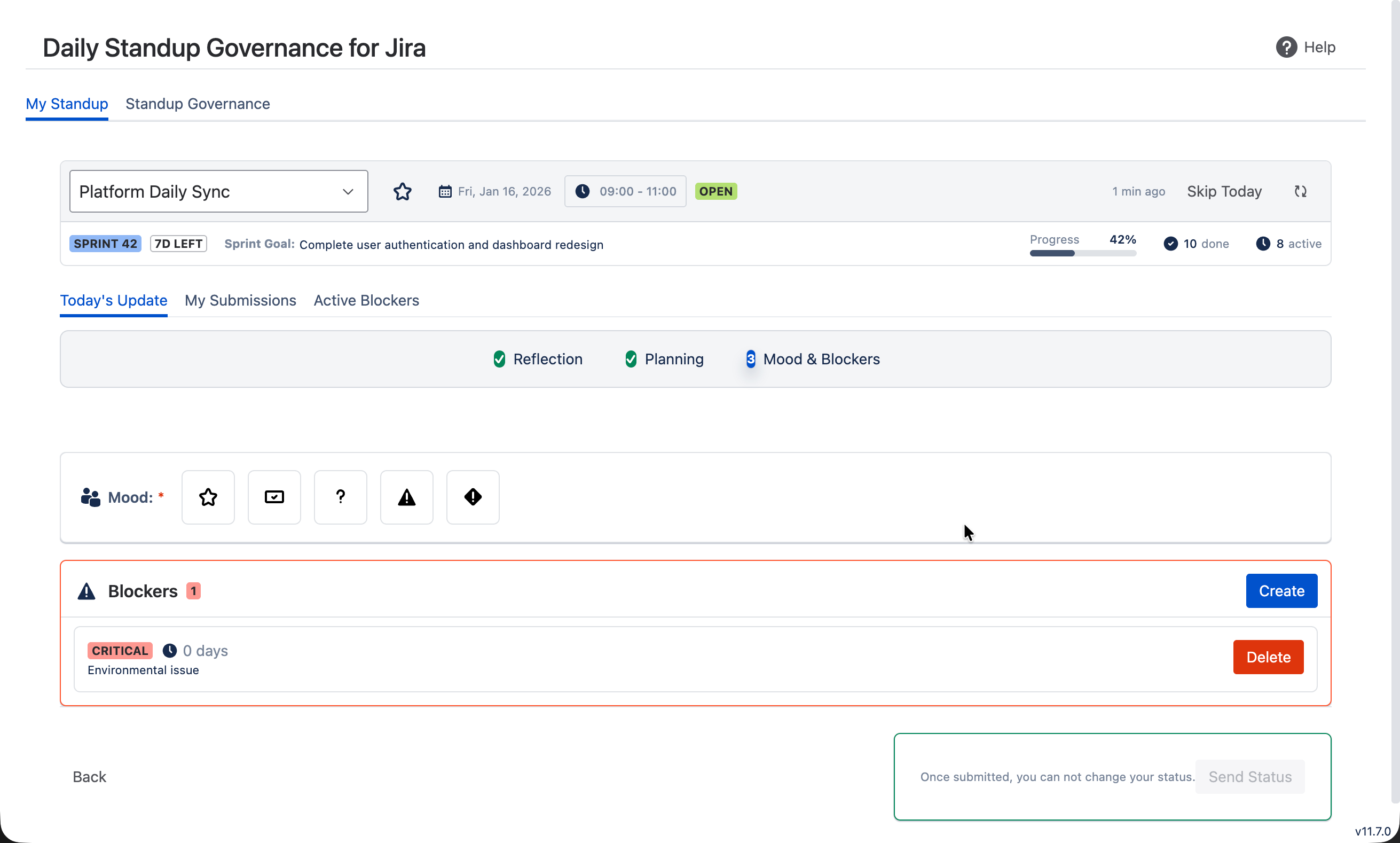 Mood Selection Interface